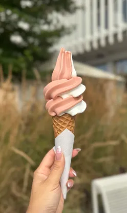 Točená zmrzlina – ŘECKÝ JOGURT & JAHODA