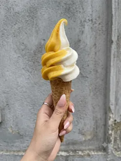Točená zmrzlina – MANGO MARAKUJA & KOKOS