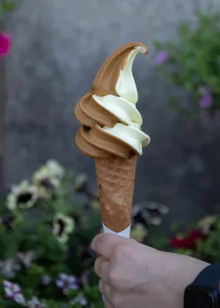 Točená zmrzlina – SLANÝ KARAMEL & VANILKA