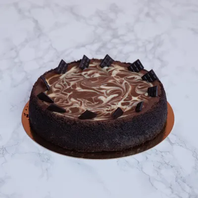 Fotografie – Čokoládový cheesecake