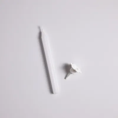 Fotografie – Dortová svíčka bílá 10 cm