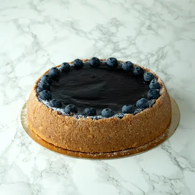 Fotografie – Borůvkový cheesecake