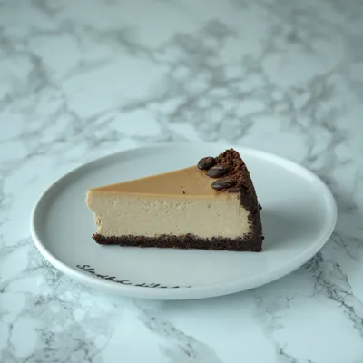 Fotografie – Kávový cheesecake