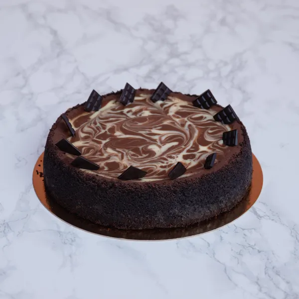 Fotografie – Čokoládový cheesecake (1/2)