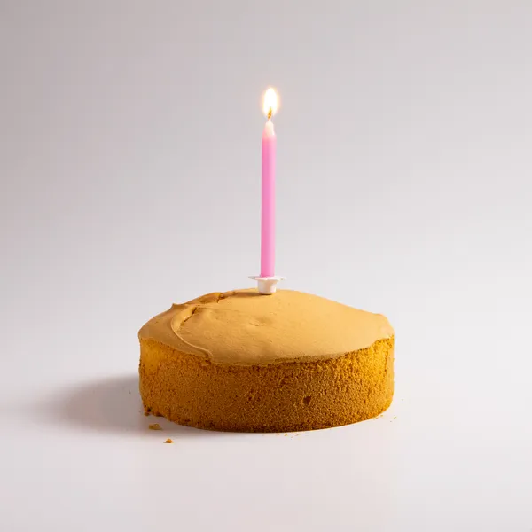 Fotografie – Dortová svíčka růžová, 10 cm (2/2)