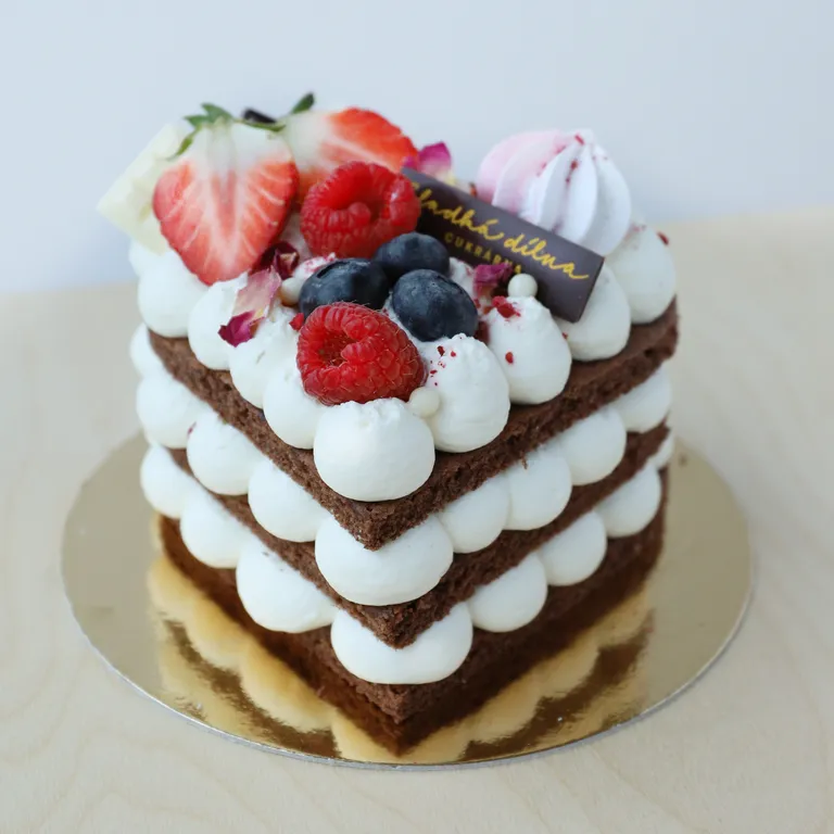 Fotografie – Nadýchané srdíčko - ovocný tmavý