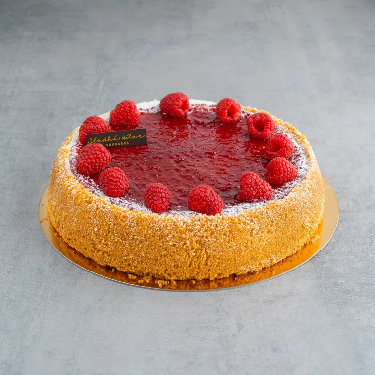 Fotografie – Malinový cheesecake